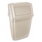Rubbermaid Commercial Slim Jim 15-Gallon Wall-Mounted Container - Beige